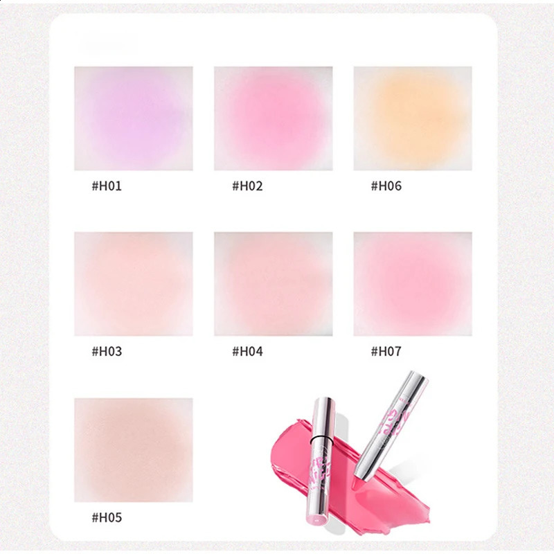 Blush 3 In 1 Matte Lipstick Crayon Eyeshadow Expanding Lip Velvet Sexy Multicolour Lipstick Pen Non-stick Cup Lasting Makeup 250121