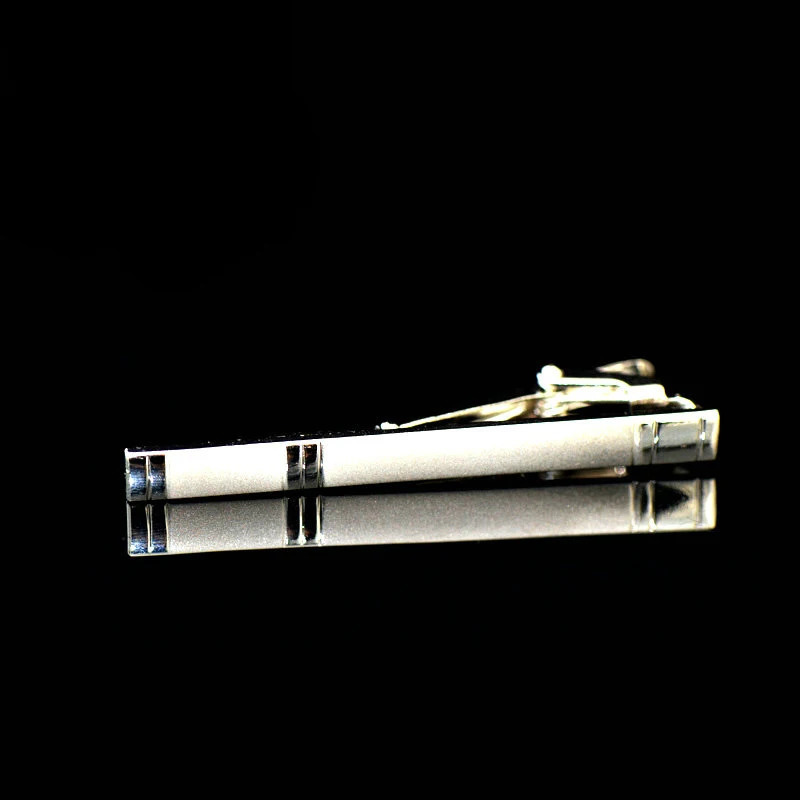 JEMYGINS White Gray Sliver Mens Ties Hanky Cufflinks Tie clip Set 8cm Silk Neck ties For Men Wedding Party Business Gift 250114