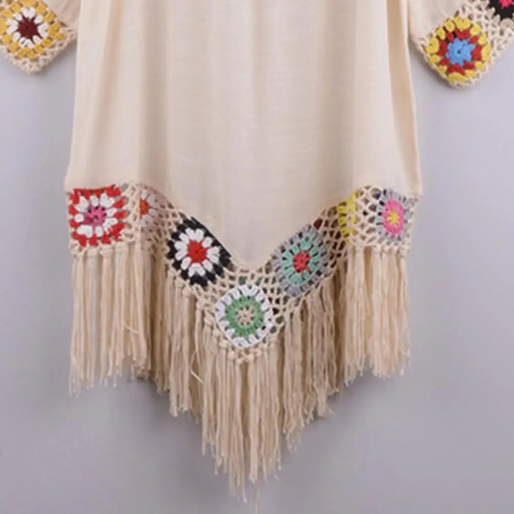 Stylish Women Cover Up Ladies Loose fitting Sun Swimwear Tunic Summer Bikini for Beach 250120
