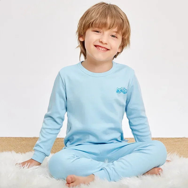 Teens Baby Boy Pajamas Autumn Long Sleeve Childrens Clothing Sleepwear Cotton Pyjamas Sets For Kids 4 6 8 10 12 14 Years 250121