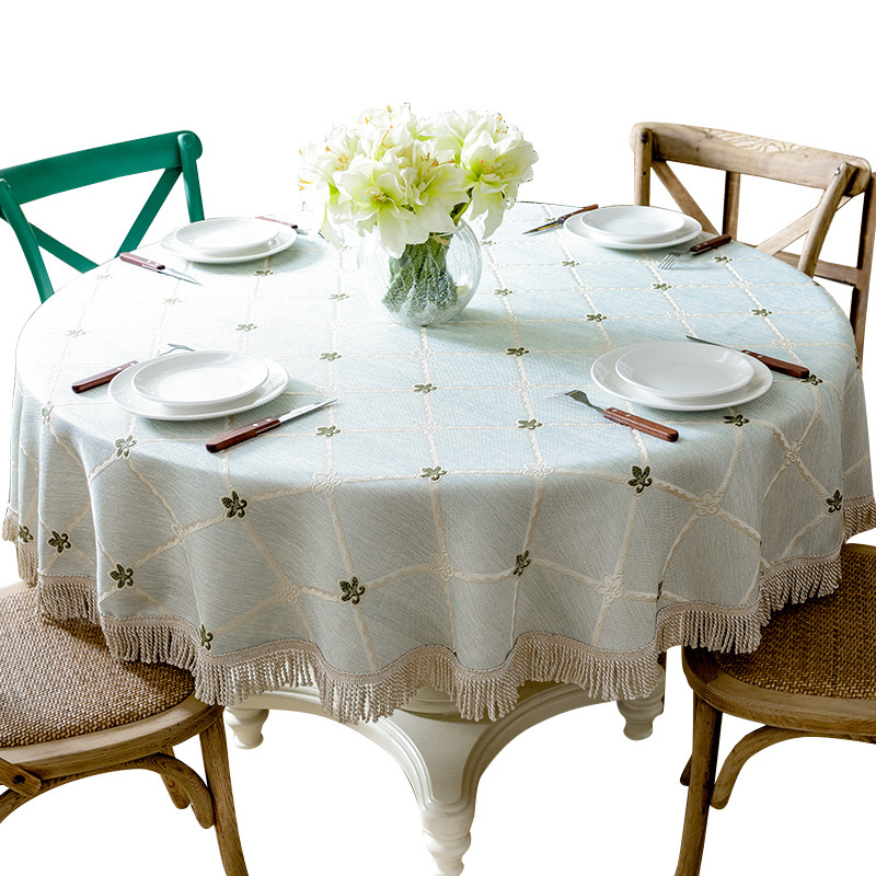 2025 Round Table Living Room Dining Table Fabric Round