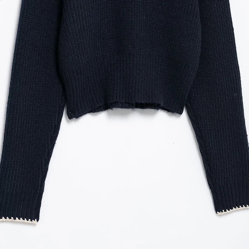 Sweaters Womens Pullover Knitwear Bow Jumpers Long Sleeve Knitted Tops inszart Elegant Fashion y2k Vintage Womens Sweater 250121