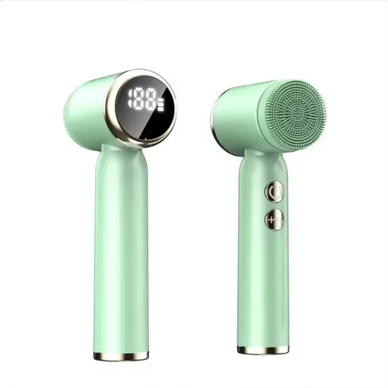 Facial massager Electric cleaning brush Waterproof soft silicone face wash brush 6 in 1 silicone rotary brush for deep cleaning 250121