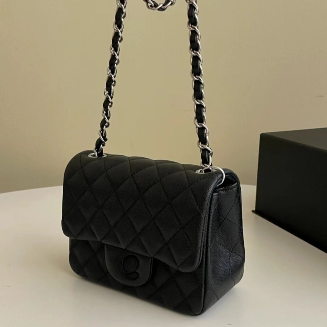 19A Classic Mini Flap Bag Crossbody Bag Designer Shoulder Bag Handbag Metal leather chain design Original caviar leather 18K gold plated hardware