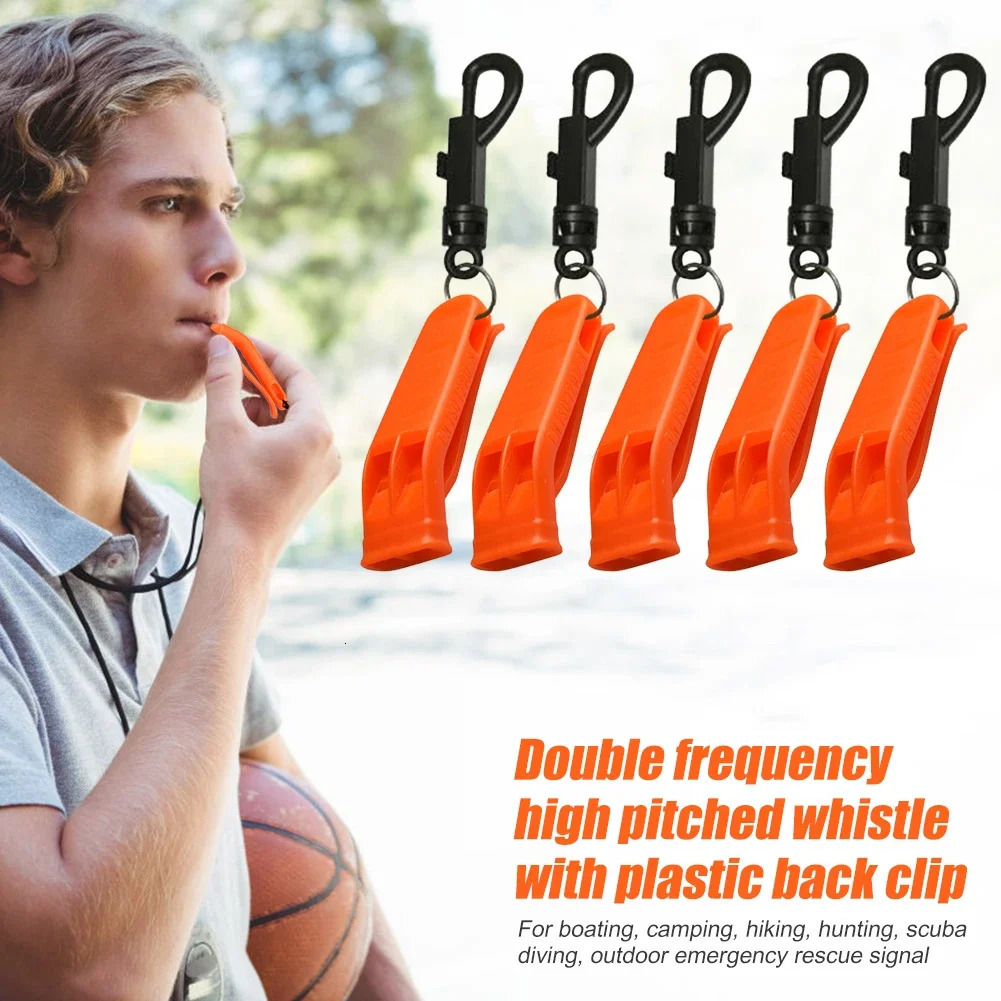 1510PCS Survival Whistle Camping Hiking Rescue Emergency Diving Football Basketball Match y250107