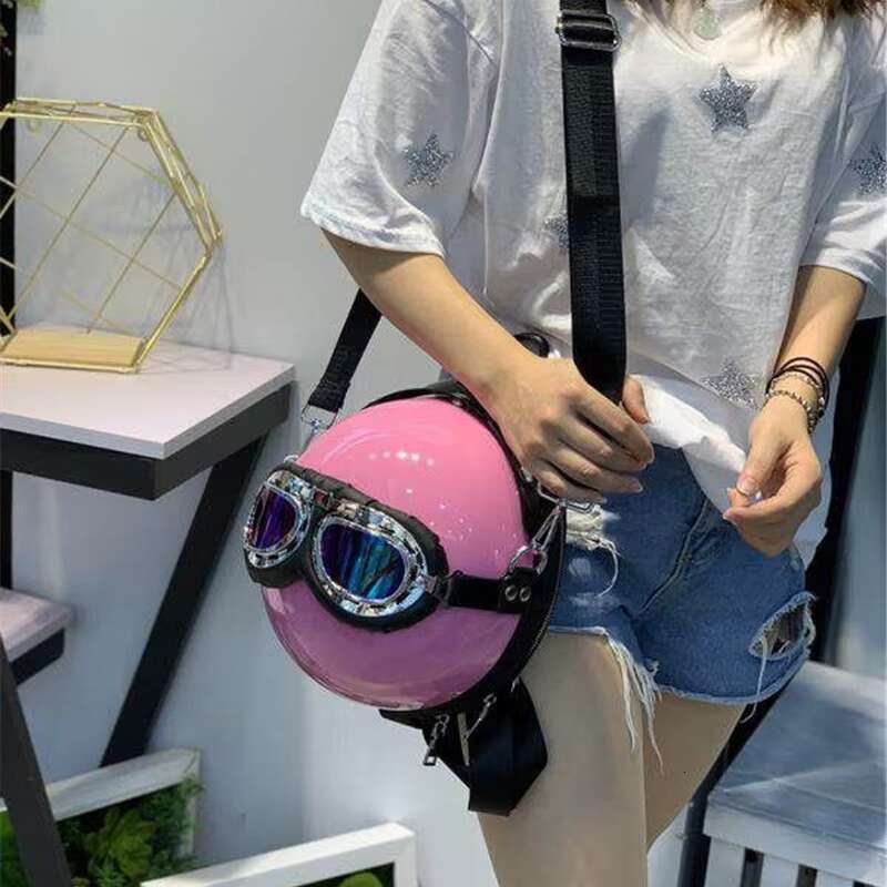 Personalized Helmet Design Women Backpacks Creative Hiphop Shoulder Crossbody Bags Chic Travel Back Packs For Girls Y2k Sac 2022