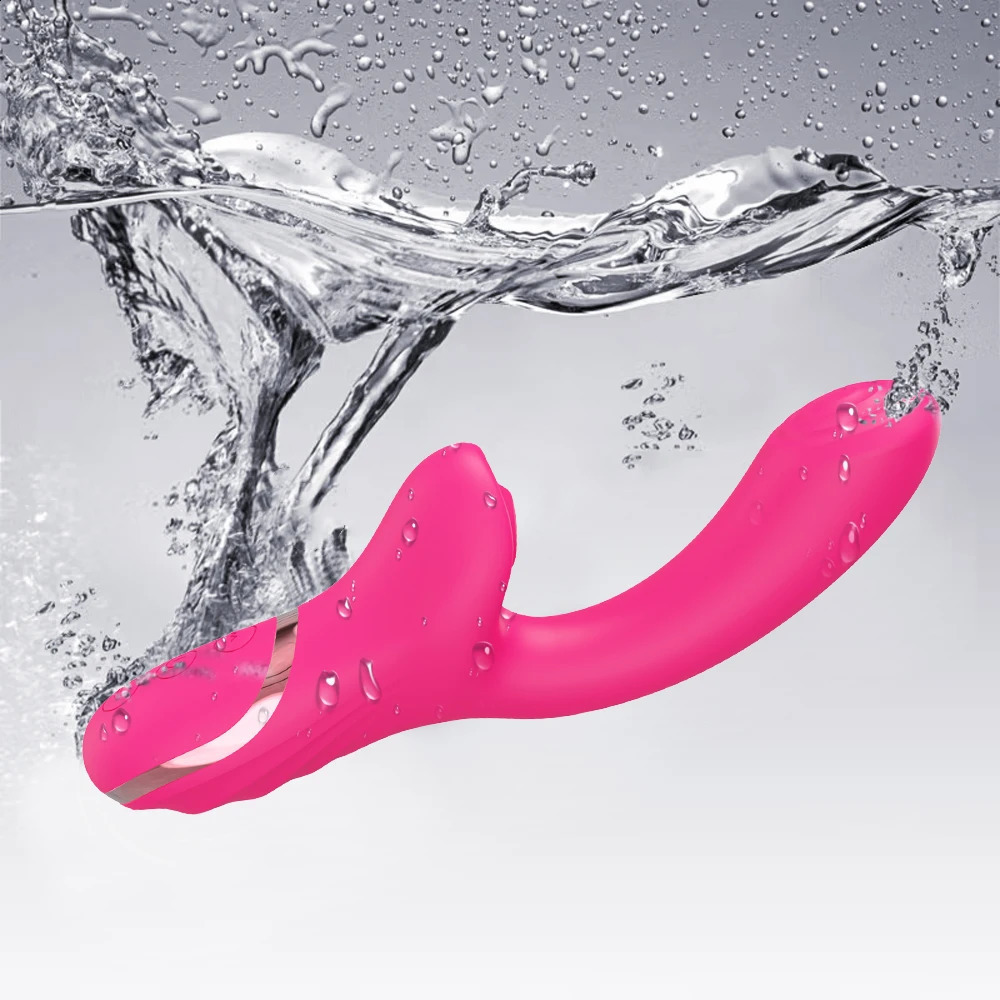Vibrator for Women 2 In 1 Clitoris Sucking Stimulator G-Spot Powerful Vibro Dildo Wand Female Clit Sucker Adult Goods Sex Toys 250114