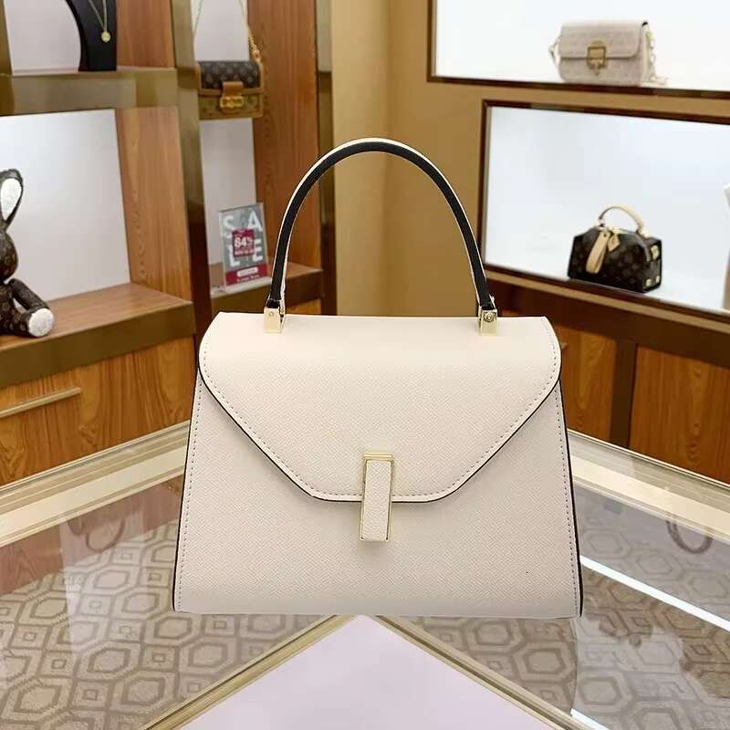 New Women's Bags Atmospheric Solid Colour Handbags Versatile Ladies Commuting Single Shoulder Crossbody Bag