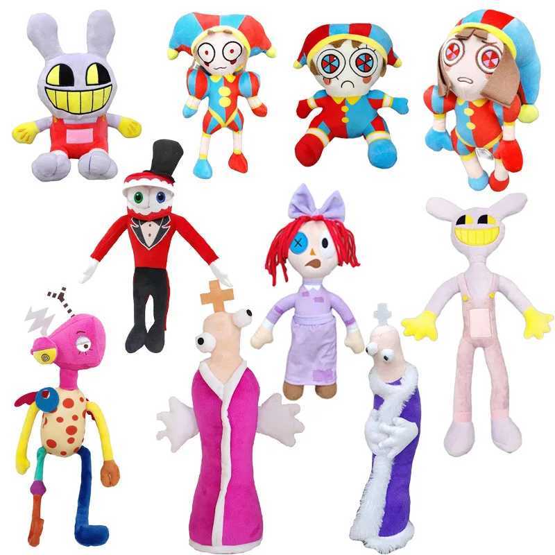 Stuffed Plush Animals Amazing Digital Circus Plush Pomni and Jax Plush Doll Toys Cute Stuffed Animals Birthday Children Christmas H241231