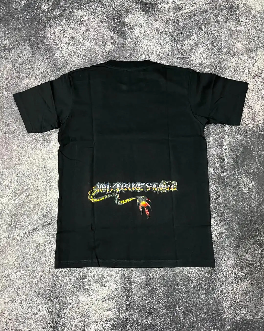 RetroTrend Graffiti Cartoon Dragon Element Oversized Printed Solid Color Tshirt Mens Loose Cotton Streetwear Shortsleeved Top 250122
