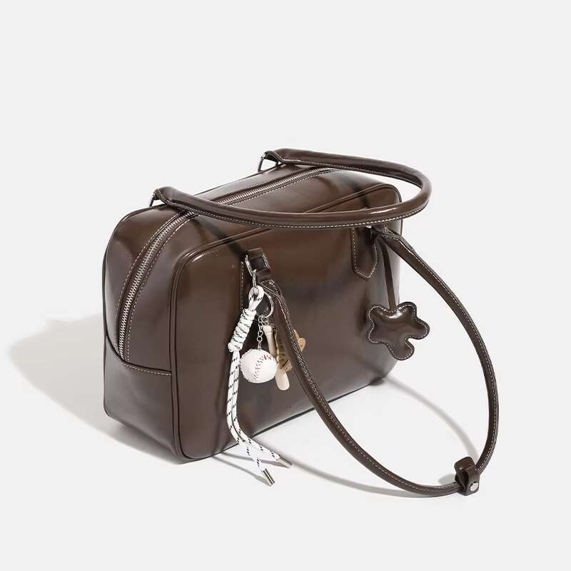 Boston Underarm Tote Bags For Women Designer Handbag And Purses 2025 New In Vintage Large Capacity Commuting Shoulder