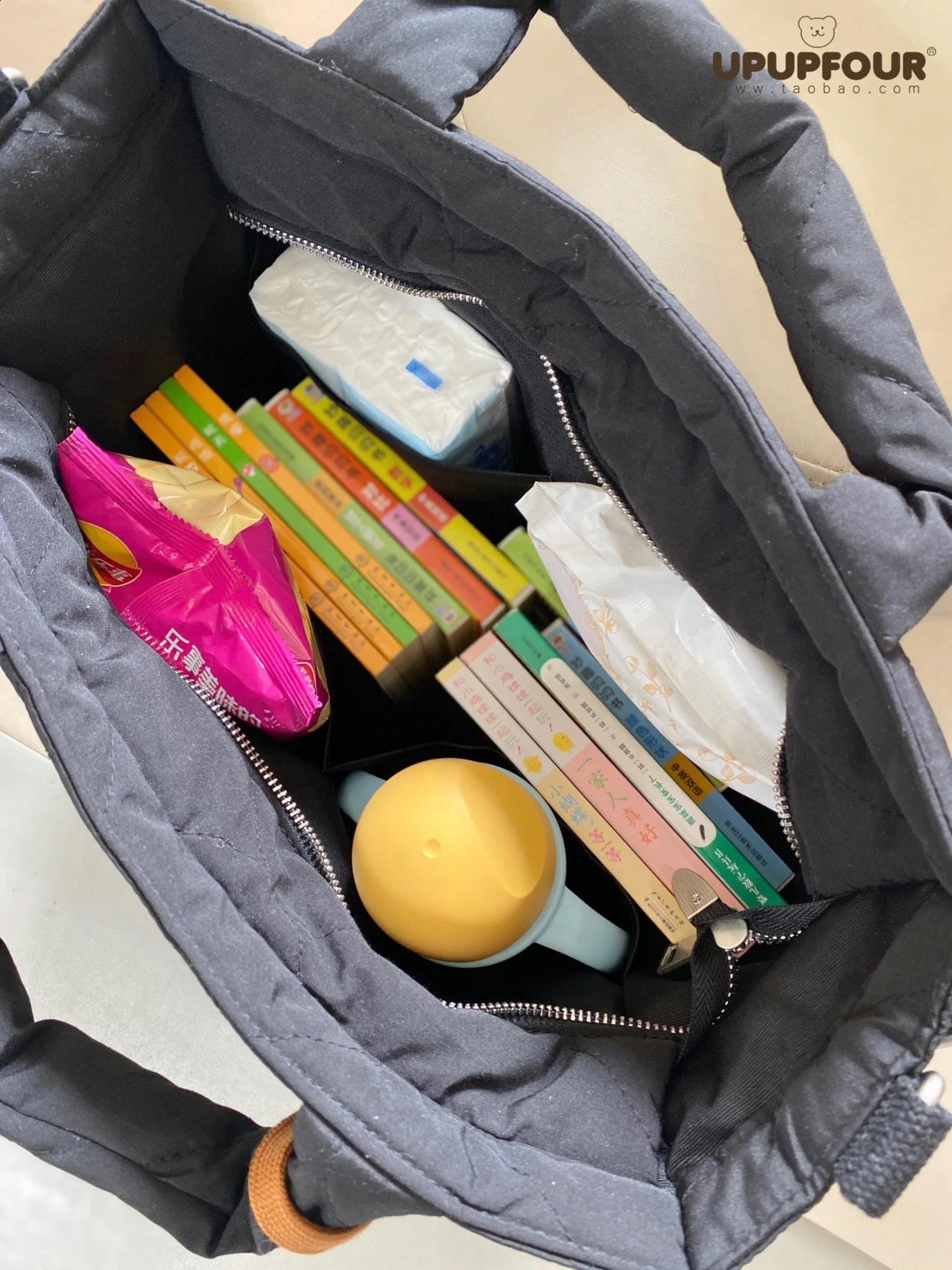 Large Capacity Mommy Bag Tote Maternity Baby Stroller Hanging Nappy Bags Multifunctional Storage Handbag Items 250117