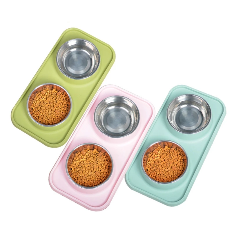 540344 Plastic cat bowls are lightweight, portable, versatile, affordable, and anti-tip, meeting basic daily needs