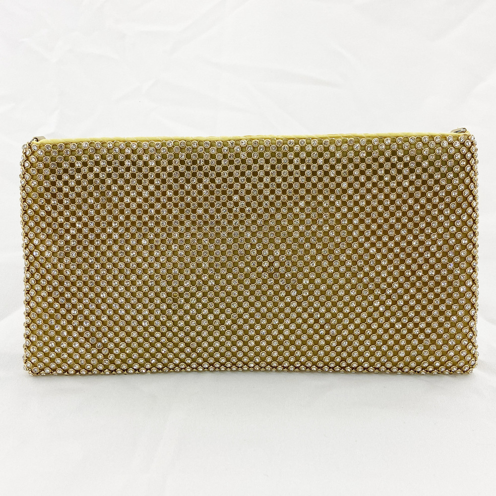 Three Centimeter Mesh Exquisite And Fashionable Rhinestone Crossbody Phone Bag With Diamond Inlay For Convenient Evening Wear