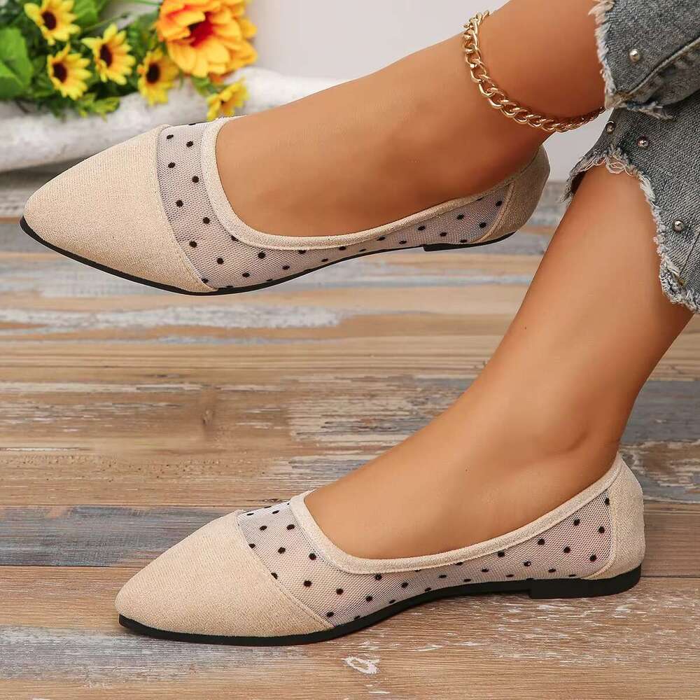 Flats New Mesh Breathable for Soft Sole Non-slip Flat Shoes Sexy Casual Loafers Designer Sneakers Women
