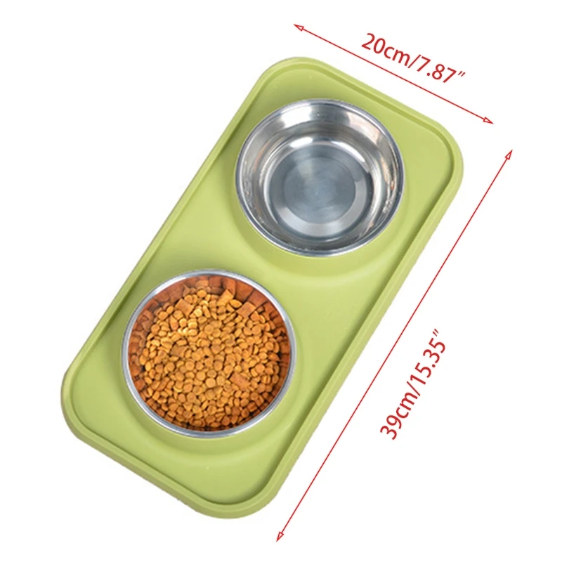 540344 Plastic cat bowls are lightweight, portable, versatile, affordable, and anti-tip, meeting basic daily needs