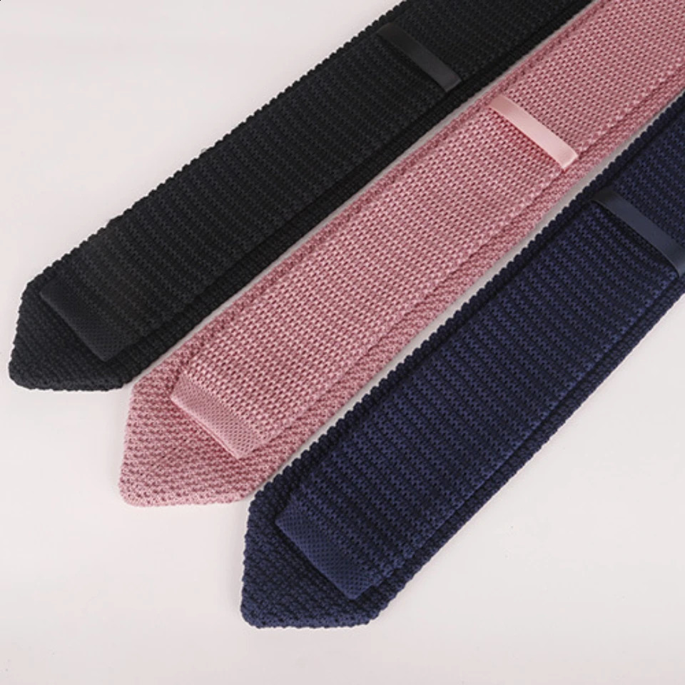N 6CM Knitted Necktie For Men Korean Style Casual Wool Knitting Neck Tie Dot Striped Cravat Shirt Accessories Suit Neckwear 250114