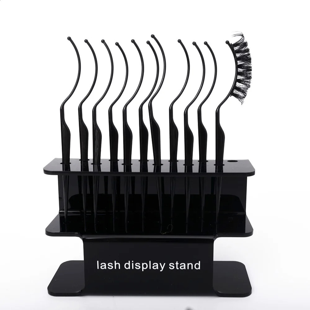 Yiernu customized Lash Tester Stick Fancy Eyelash Display Stand with 12 Eye Lash Test Sticks Holes Eyelash Displaying Testers 250121