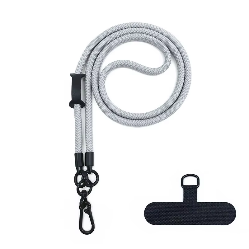 Factory Custom Roust High Quality Customized Color Phone Lanyards Stylish Unique Metal Hooks Roust High-Assistance Badge Holder Accessories