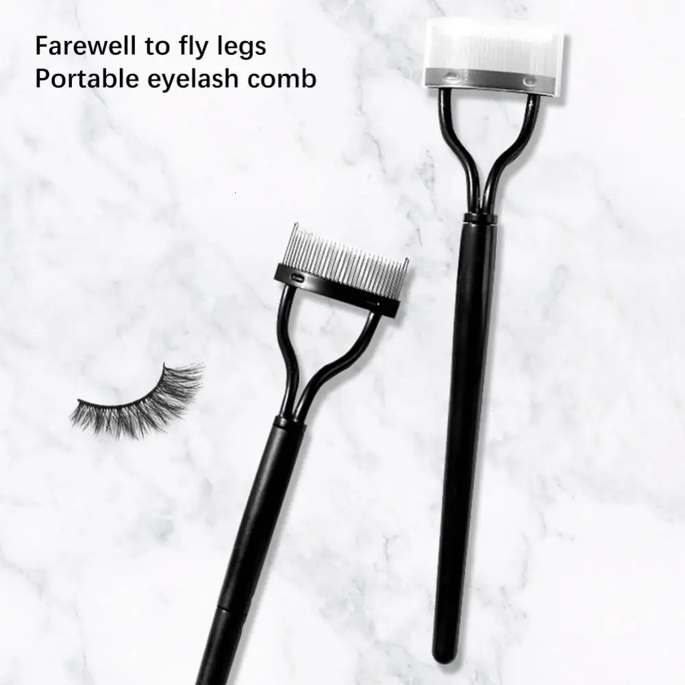 Eyelash Curler Beauty Makeup Lash Separator Foldable Metal Brush Comb Mascara Curl Cosmetic Tool 250115