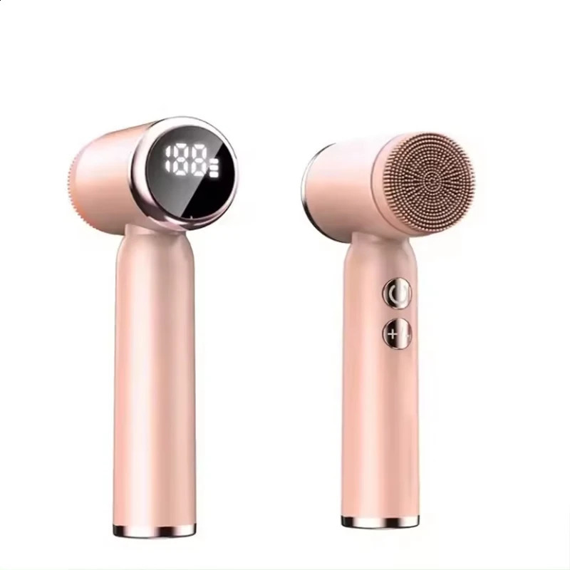 Facial massager Electric cleaning brush Waterproof soft silicone face wash brush 6 in 1 silicone rotary brush for deep cleaning 250121