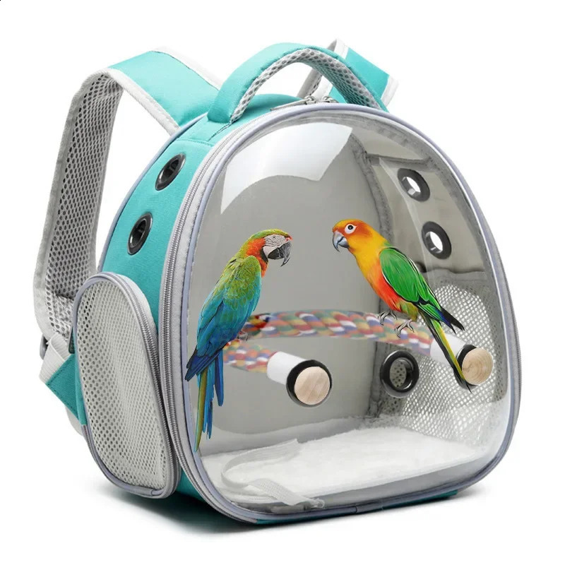 Bird Small Pet Travel Bag for Small Parrot Lightweight Portable Backpack Sugar Glider Hamster Cage 12.6inch Tall 250121