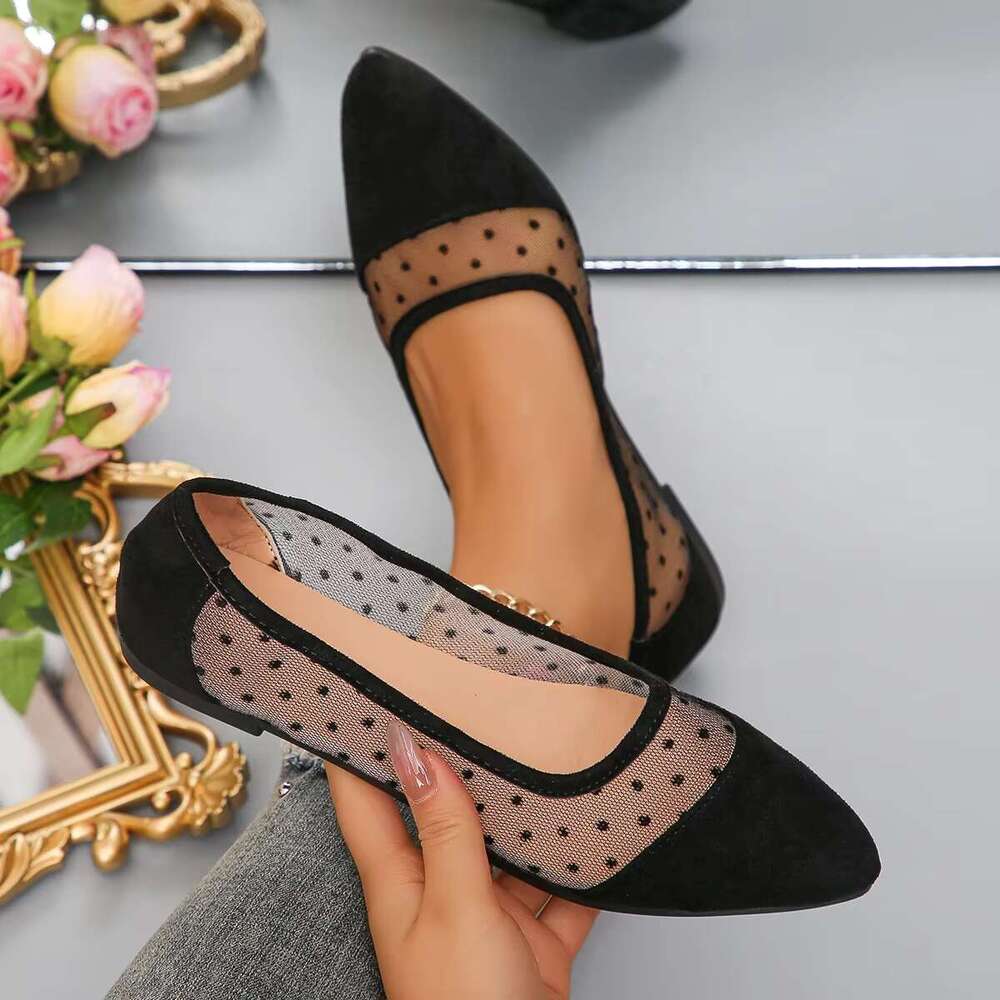 Flats New Mesh Breathable for Soft Sole Non-slip Flat Shoes Sexy Casual Loafers Designer Sneakers Women