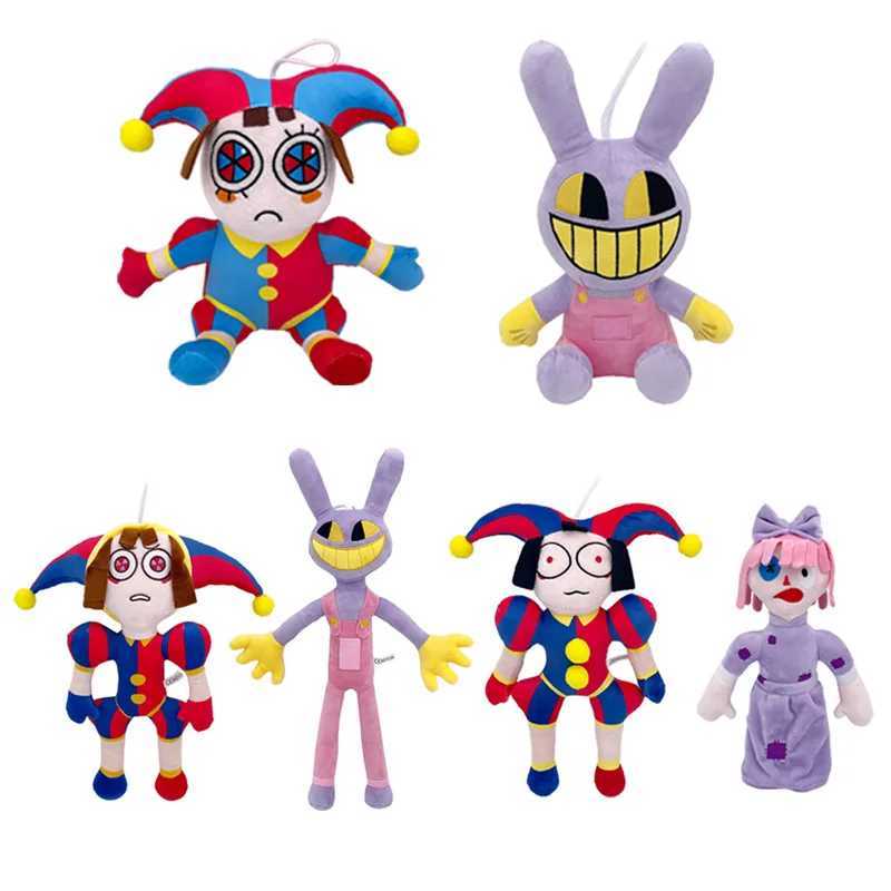 Stuffed Plush Animals Amazing Digital Circus Plush Pomni and Jax Plush Doll Toys Cute Stuffed Animals Birthday Children Christmas H241231