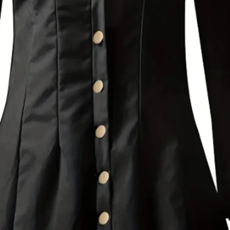 Plus Size 1XL5XL Womens Fashion Solid Color Button Front Shirt Casual Long Sleeve Autumn Slimming 250122