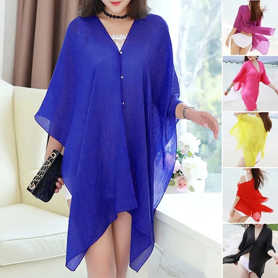 Women Summer Sexy Beachwear Bikini Beach Dress Swimwear Cover Up Swimming Sun Protective Clothing Towel 250120