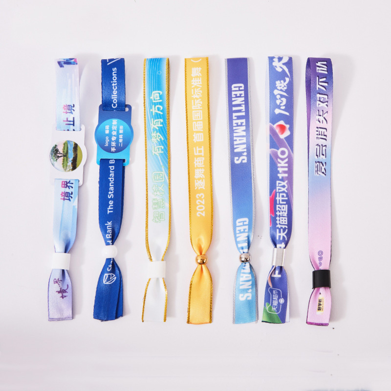 Customization Party Bracelets festival event Wristbands Customized Personalized Colored Wrist Bands for Wedding Lightweight Concert Wrist Straps with 