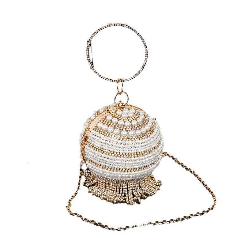 New Style Handbag Women's Banquet Small Round Bag Versatile Ball Evening Dress