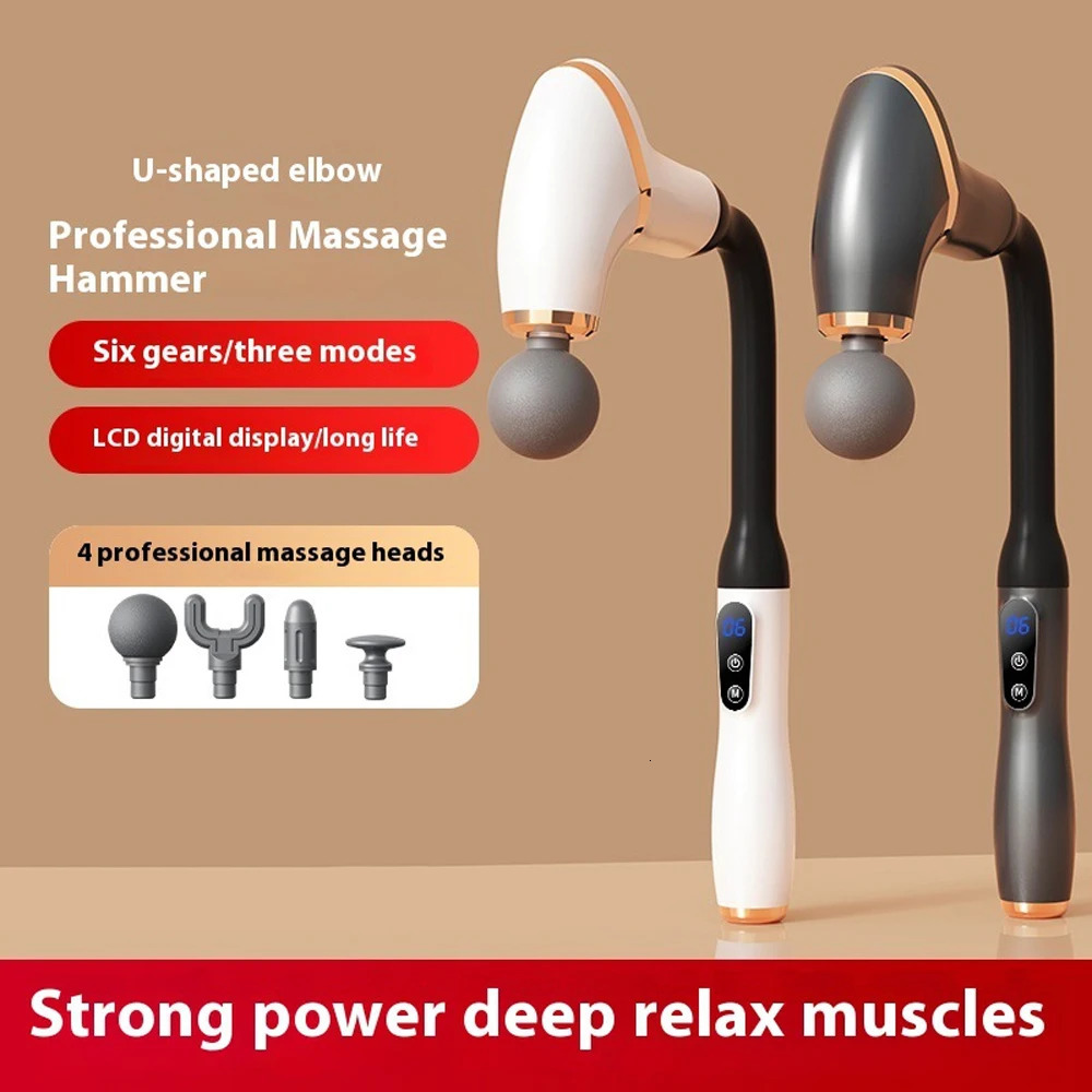 Handheld Massage Gun High Frequency Vibration Portable Muscle Elbow Fascia Professional Body Deep Massager 250108