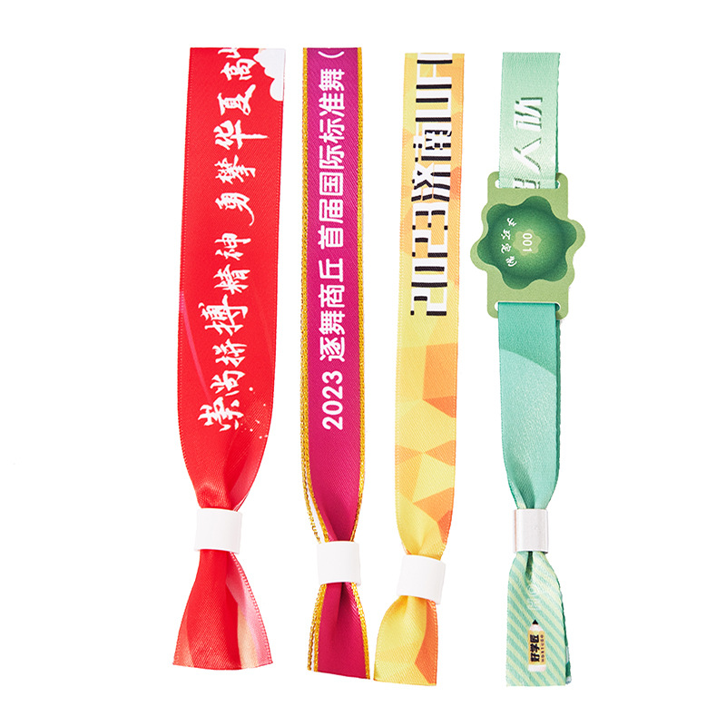 Customization Party Bracelets festival event Wristbands Customized Personalized Colored Wrist Bands for Wedding Lightweight Concert Wrist Straps with 