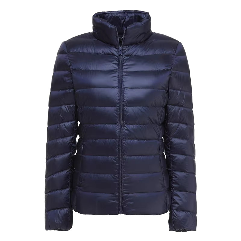 8Xl Women White Coats 4Xl 5Xl Female Ultra Light Duck Down Jackets Autumn Winter Warm Stand Collar Hiking Coat Outwear