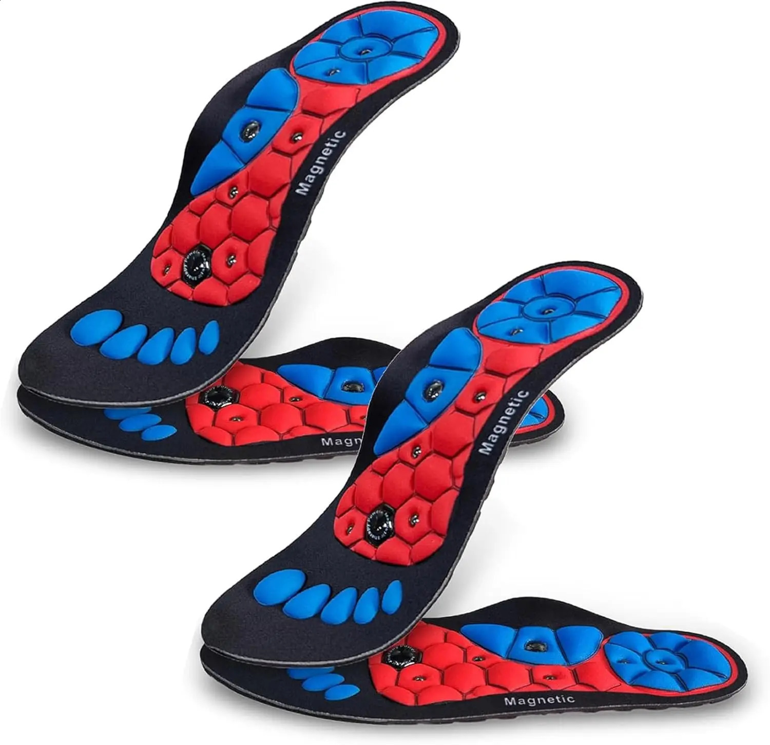Acupressure Insoles Magnetic Massage Insoles Arch Support Orthopedic Acupressures ShoePads Relieve Tired for Men Women Unisex 250121