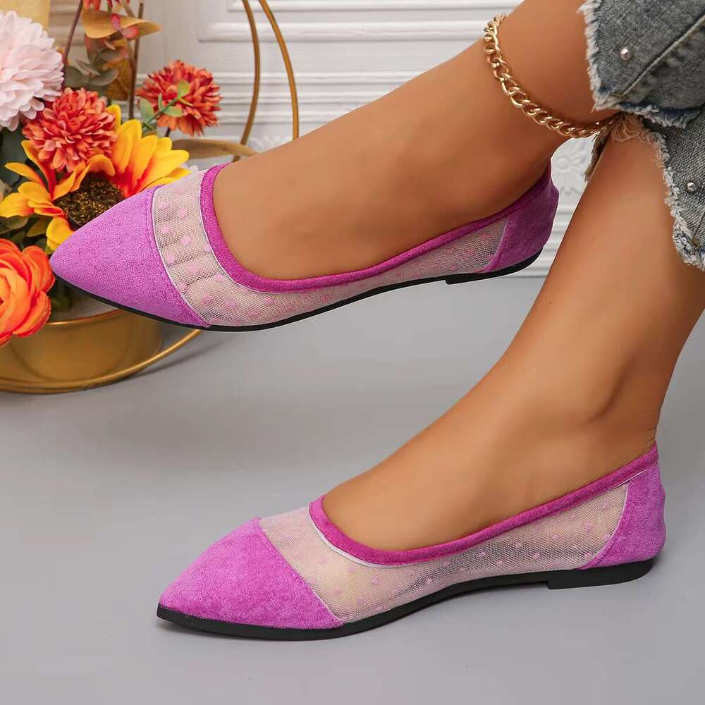 Flats New Mesh Breathable for Soft Sole Non-slip Flat Shoes Sexy Casual Loafers Designer Sneakers Women