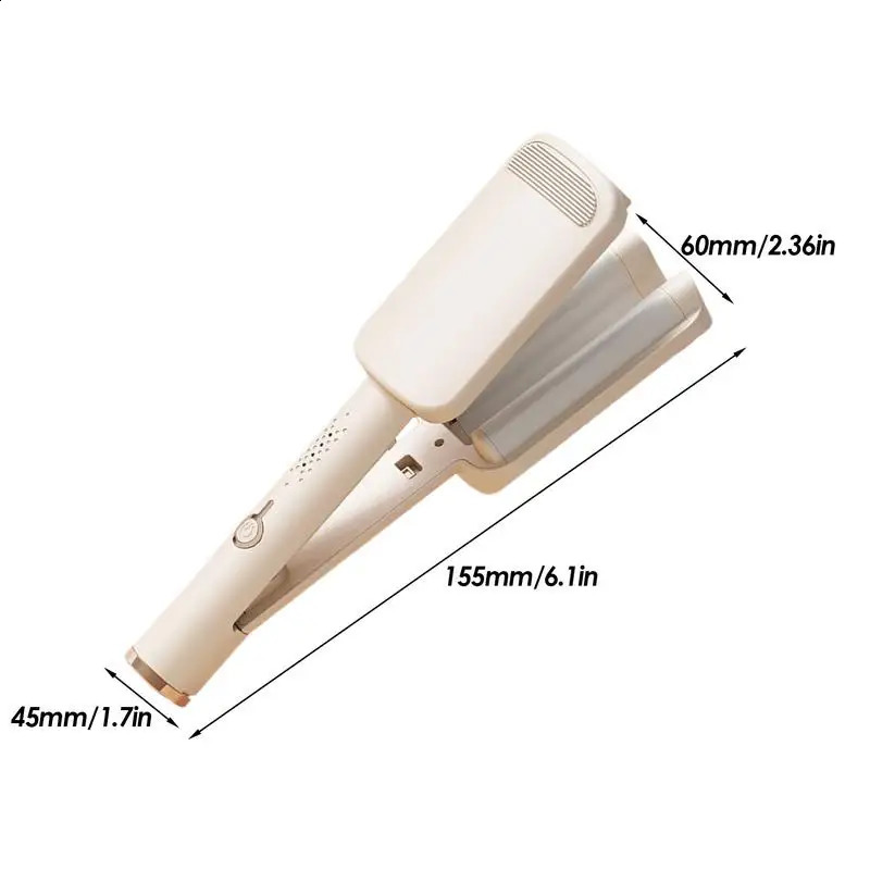 Curling Iron Hair Crimper 4 Modes Adjustable Waver Hair Tool 32mm Ionic Curling Iron Wand Scald Deep Waver Hair Curler 250121