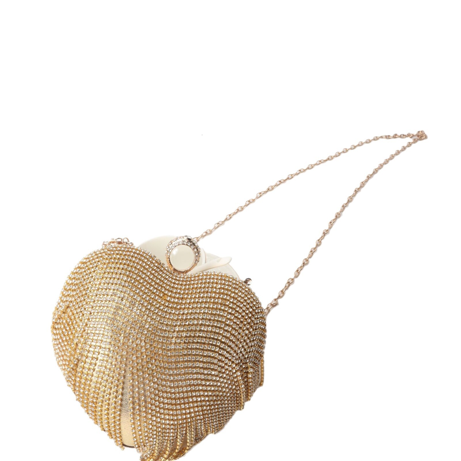New Tassel Rhinestone For Birthdays, Parties, Banquets, Diamond Studded Locks, Hand-Held Diagonal Cross Dinner Bag