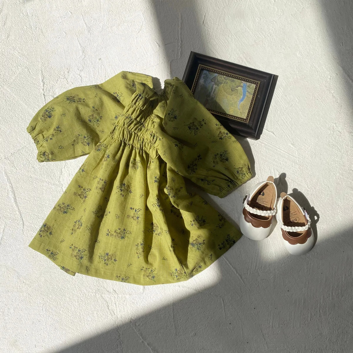 Spring Baby Girls Dresses Floral Infant Dress For Korean Style Toddler 250117