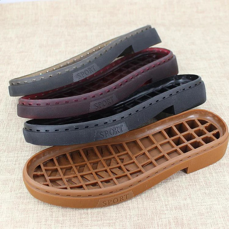 Woman Casual Rubber Sole Protector Elastic Heel Anti Slip DIY Replacement Stick On Soft Thicken Boots Shoe Soles Repair 250114