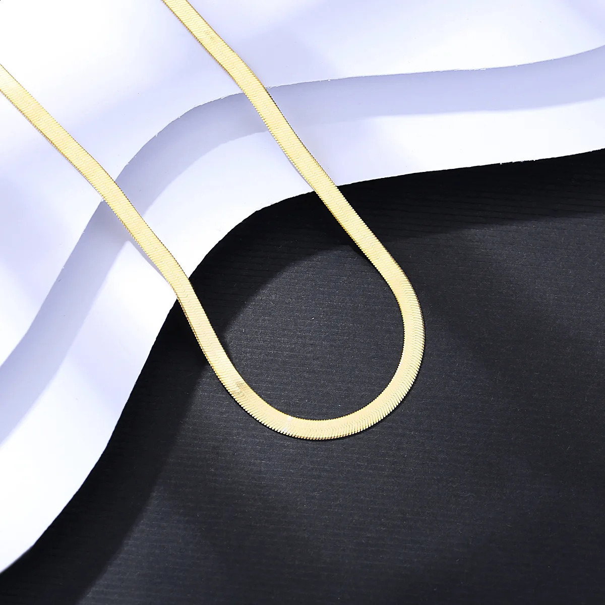S925 Sterling Silver Classic Snake Choker Necklaces Chains for Women Men 14K Gold Plated Necklaces Wedding Party Jewelry Gift 250120