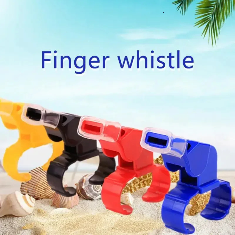 1pc Outdoors Finger Whistle Silicone Tooth Guard Professional Training Outdoor Activities Camping Hiking Souvenirs Whistles 250107