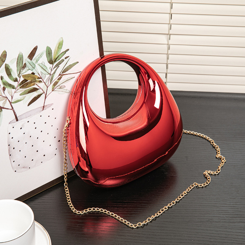 Acrylic Dinner Dumpling Armpit Fashionable And High-End, Versatile Chain, Shoulder Bag, Crossbody Bag