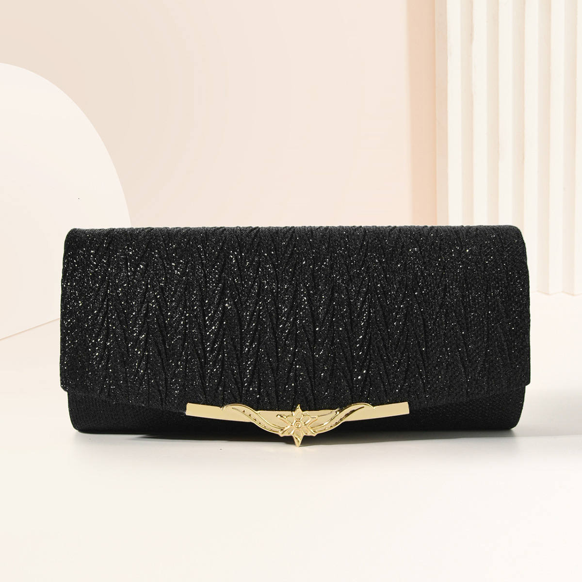 Clutch Women's Dinner Chain New Makeup Handbag Round Bottom Evening Bag