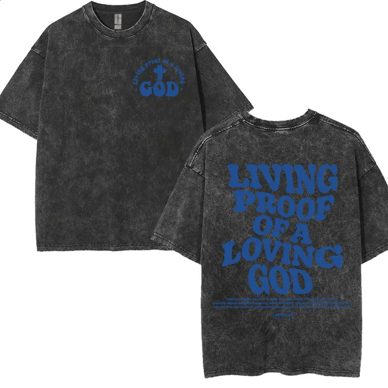 Washed Vintage Aesthetic Christian Tshirt Mens Jesus Died for Me Now I Live Him Tee Shirt Unisex Fashion Oversized T 250122