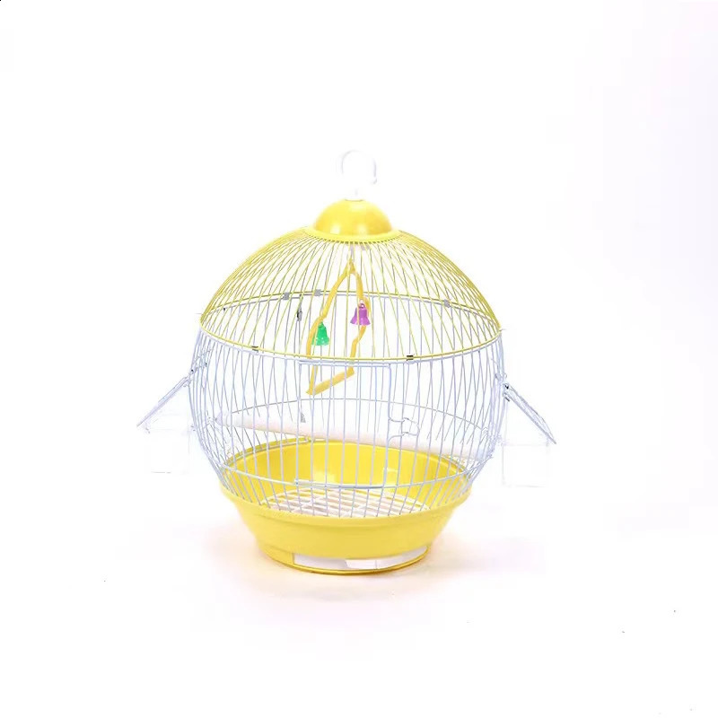 Mini Spherical shapeBirdcage Standing Ornamental BirdCage Easy To Clean Breeding Bird Flight Cage Home Crate Parrot Nest 250121