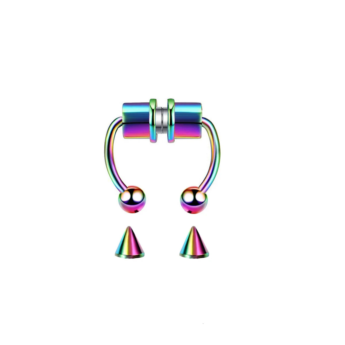 Magnetic Nose Ring Stainless Steel Hypoallergen Hoop Septum Rings for Women Body Piercing Jewelry 1 PC 250110