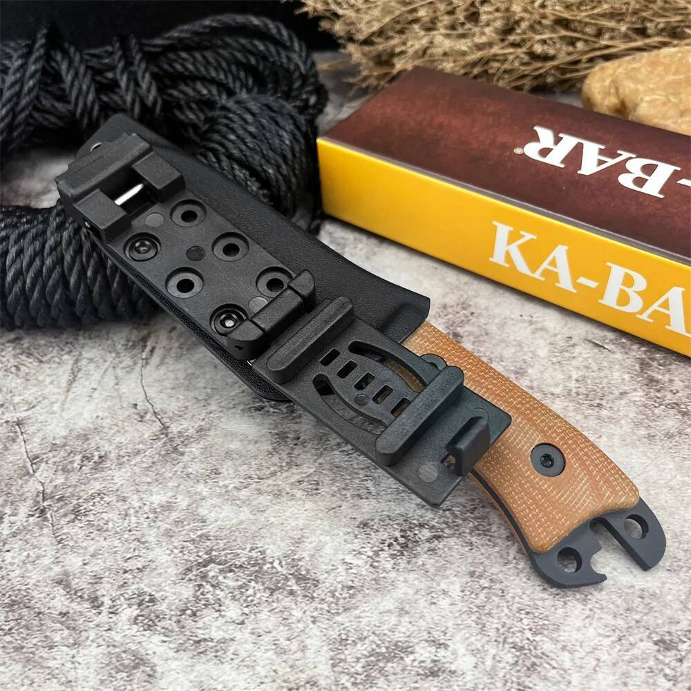 Fixed Tactical Knife Kabar BK11 Survival Men's Hunting Knifes D2 Black Blade Outdoor Self Defense Camping Cutting Tools high-quality