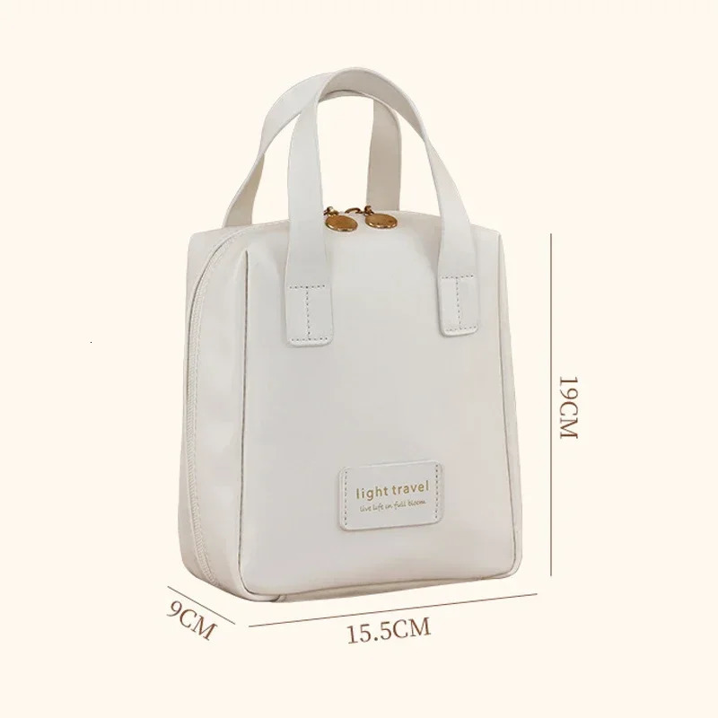 Large Capacity Travel Cosmetic Bag Portable Leather Toiletry Bag with Handle Organizer Multifunctional Waterproof Makeup Bag 250731